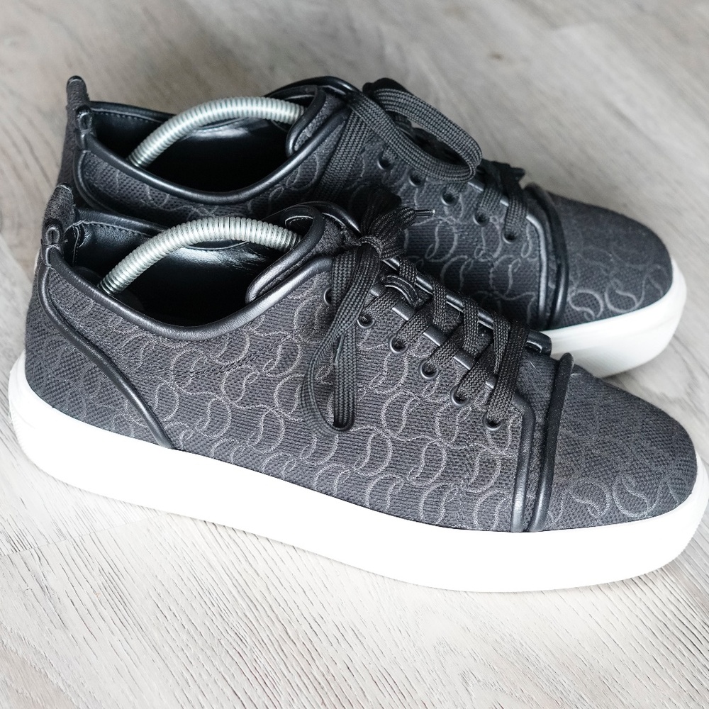 Christian Louboutin Adolon Junior Black and White Men's Sneakers